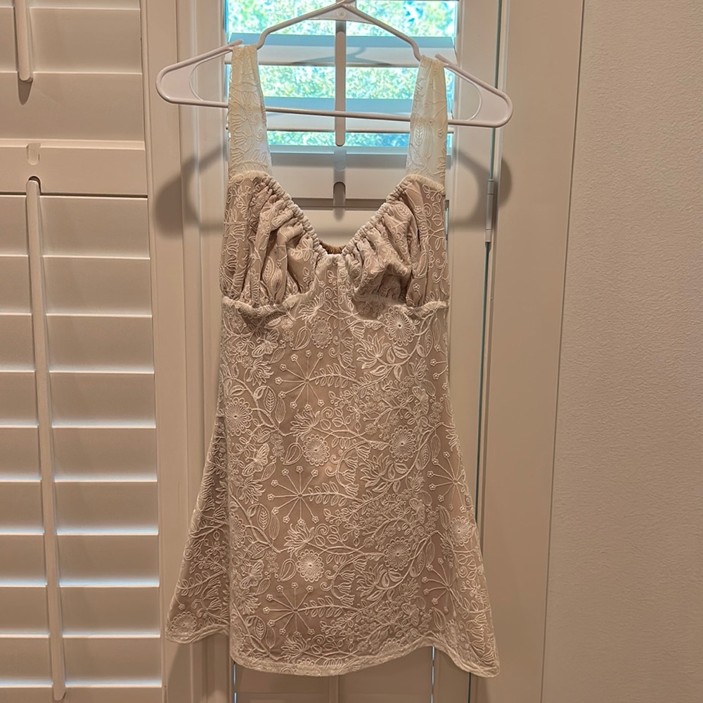 With jean mini dress